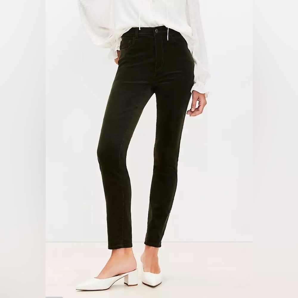 LOFT Black Corduroy Pants